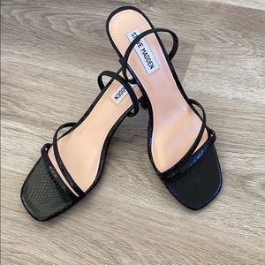 Snake skin high heels